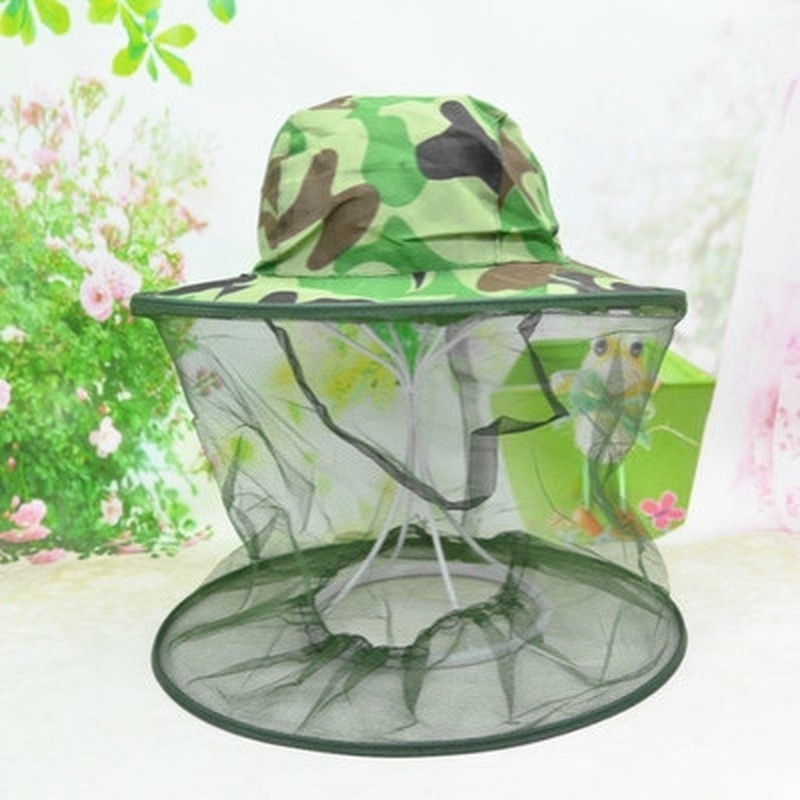 Hunting Outdoor Hats - แฟชั่นแมลงมุ้งกันยุงตาข่ายใบหน้าตกปลาล่าสัตว์ตั้งแคมป์กลางแจ้งหมวก