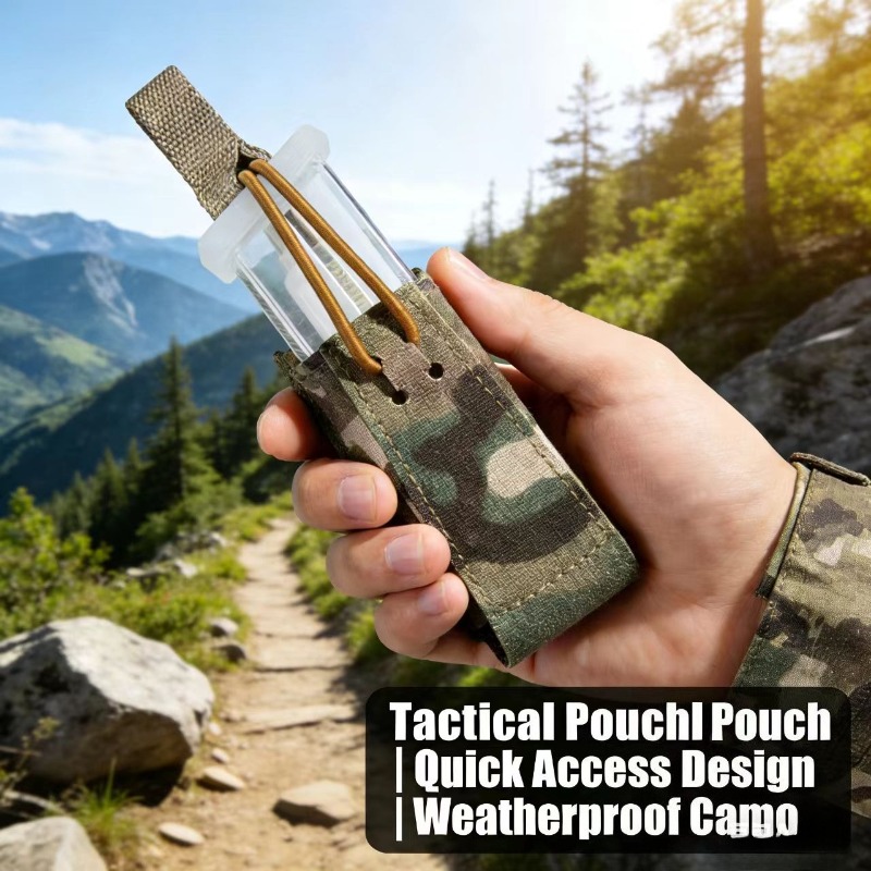Outdoor Hunting Magazines - กระเป๋าใส่แม็กกาซีนเดี่ยวแบบยุทธวิธี ลายพราง สำหรับปืนอัดลม ล่าสัตว์ ทหาร กิจกรรมกลางแจ้ง