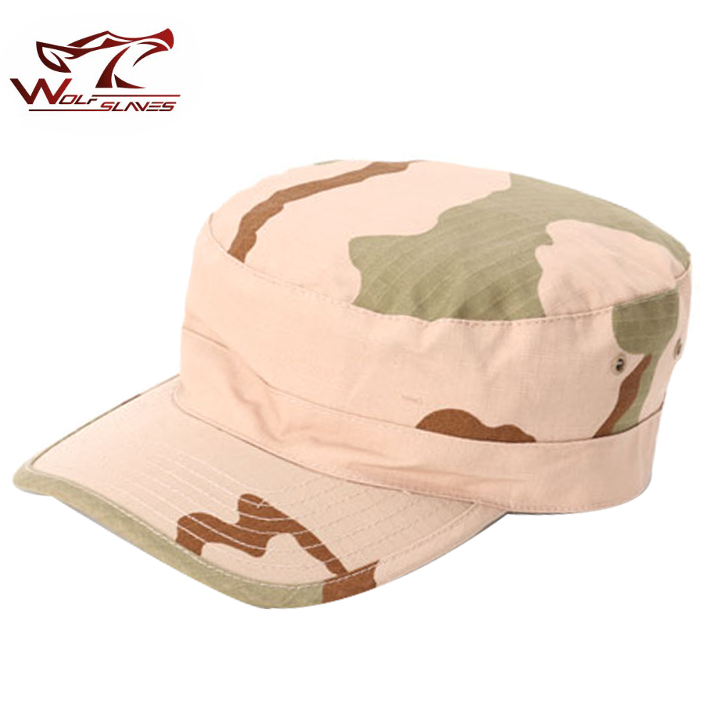 Hunting Outdoor Hats - USหมวกหมวกพรางAirsoftการล่าสัตว์เบสบอลกลางแจ้งหมวกแบนทหารหมวกUnisexยุทธวิธีหมวกขายร้อน