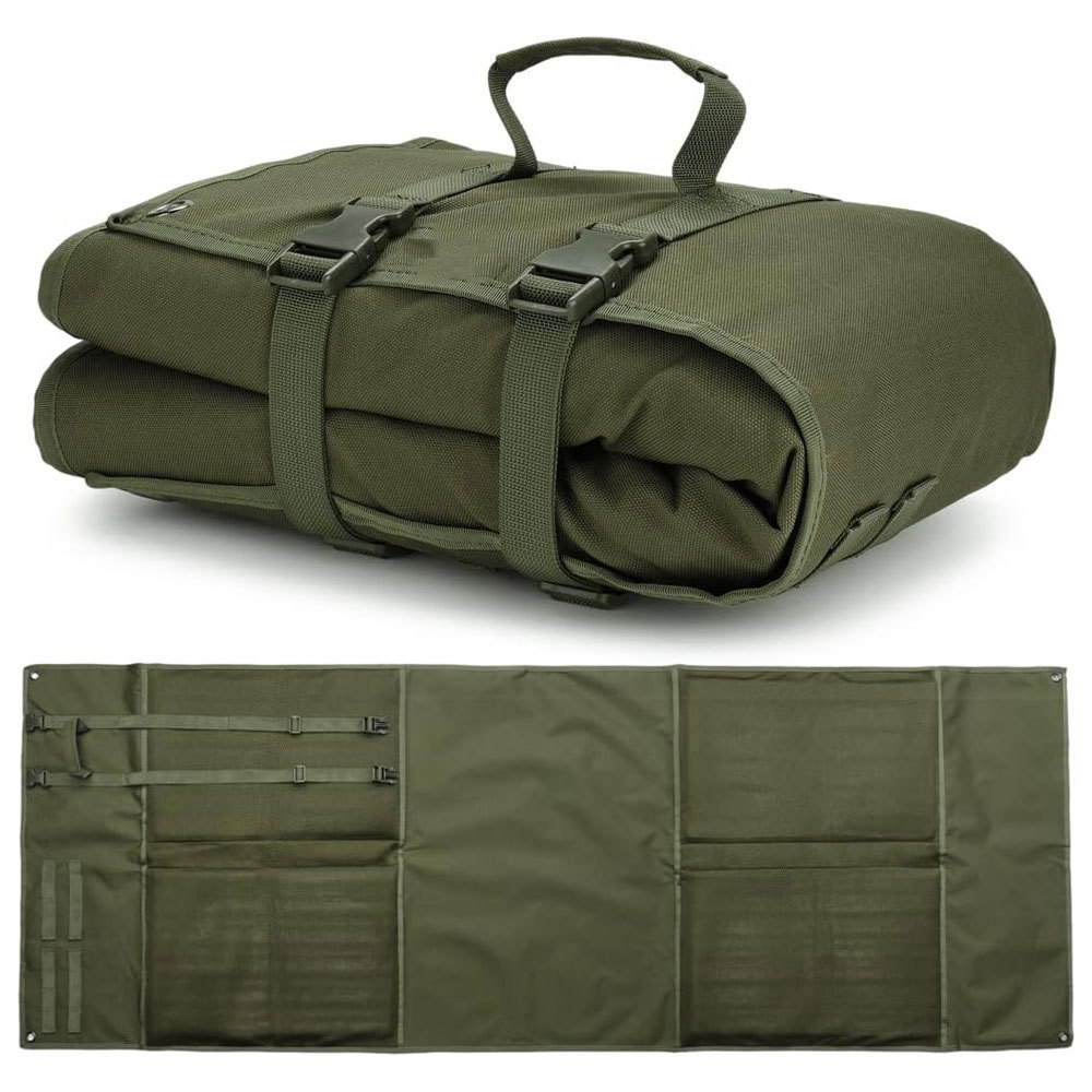 Hunting Outdoor Mat - เสื่อรองยิงปืนแบบยุทธวิธี ไนลอน 900D กันน้ำ พับเก็บได้ สำหรับการยิงปืน