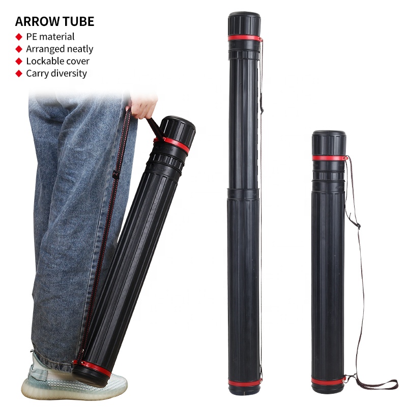 Quiver Arrow Back - ที่ใส่ลูกธนูแบบยืดหดได้ สายสะพายหลังปรับได้ สำหรับธนูรีเคิร์ฟและคอมพาวด์ อุปกรณ์ล่าสัตว์