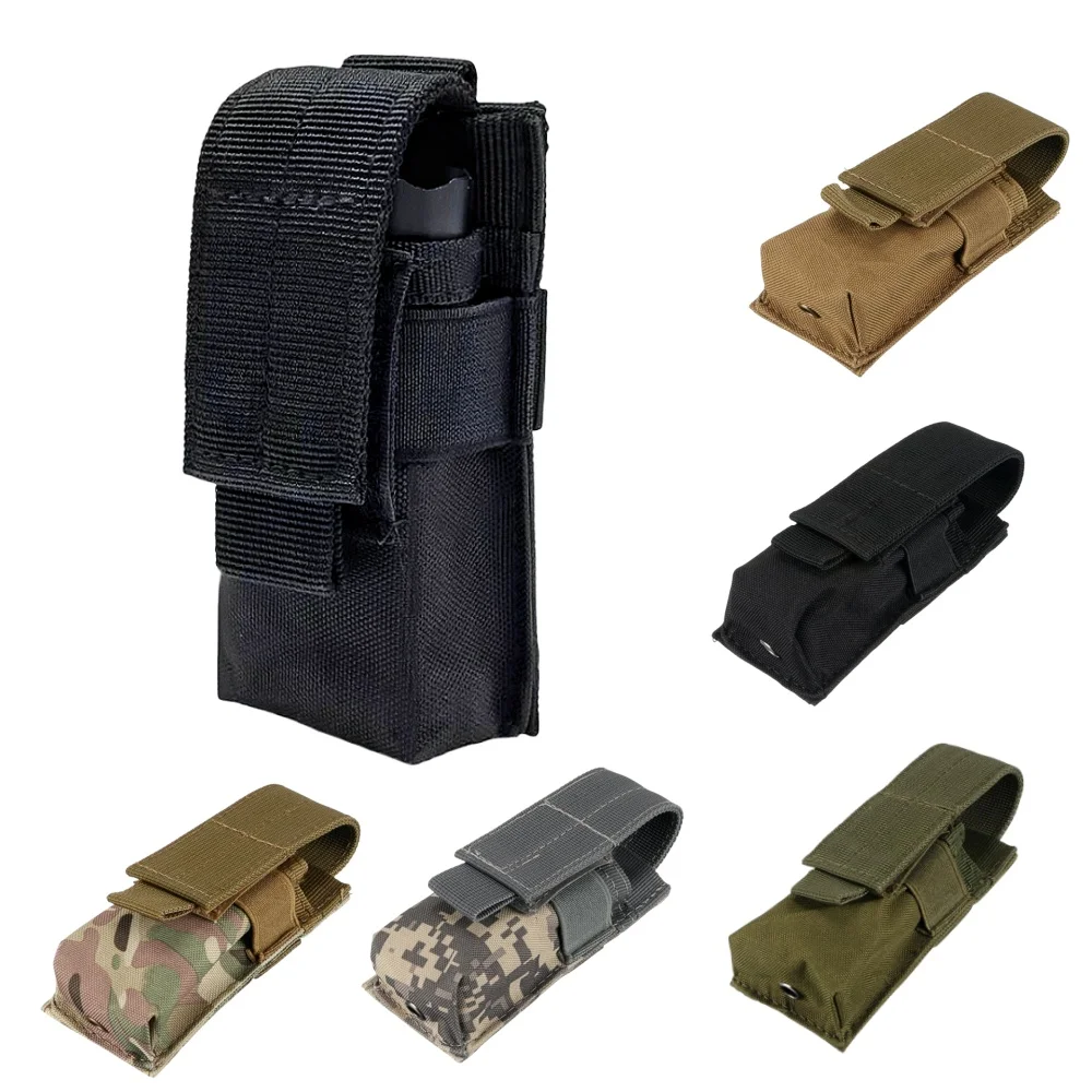 Outdoor Hunting Magazines - Molle ยุทธวิธี M5 กระเป๋าไฟฉาย 9 มม.นิตยสาร