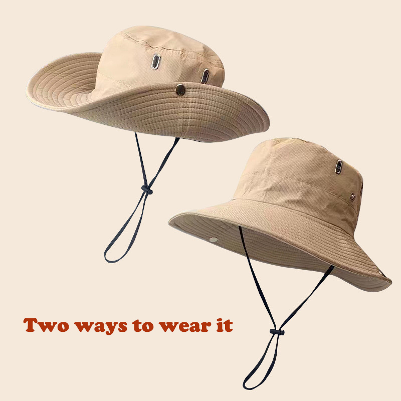 Hunting Outdoor Hats - หมวกกันแดดแบบ unisex สำหรับตกปลา เดินป่า ล่าสัตว์ ป้องกันรังสียูวี