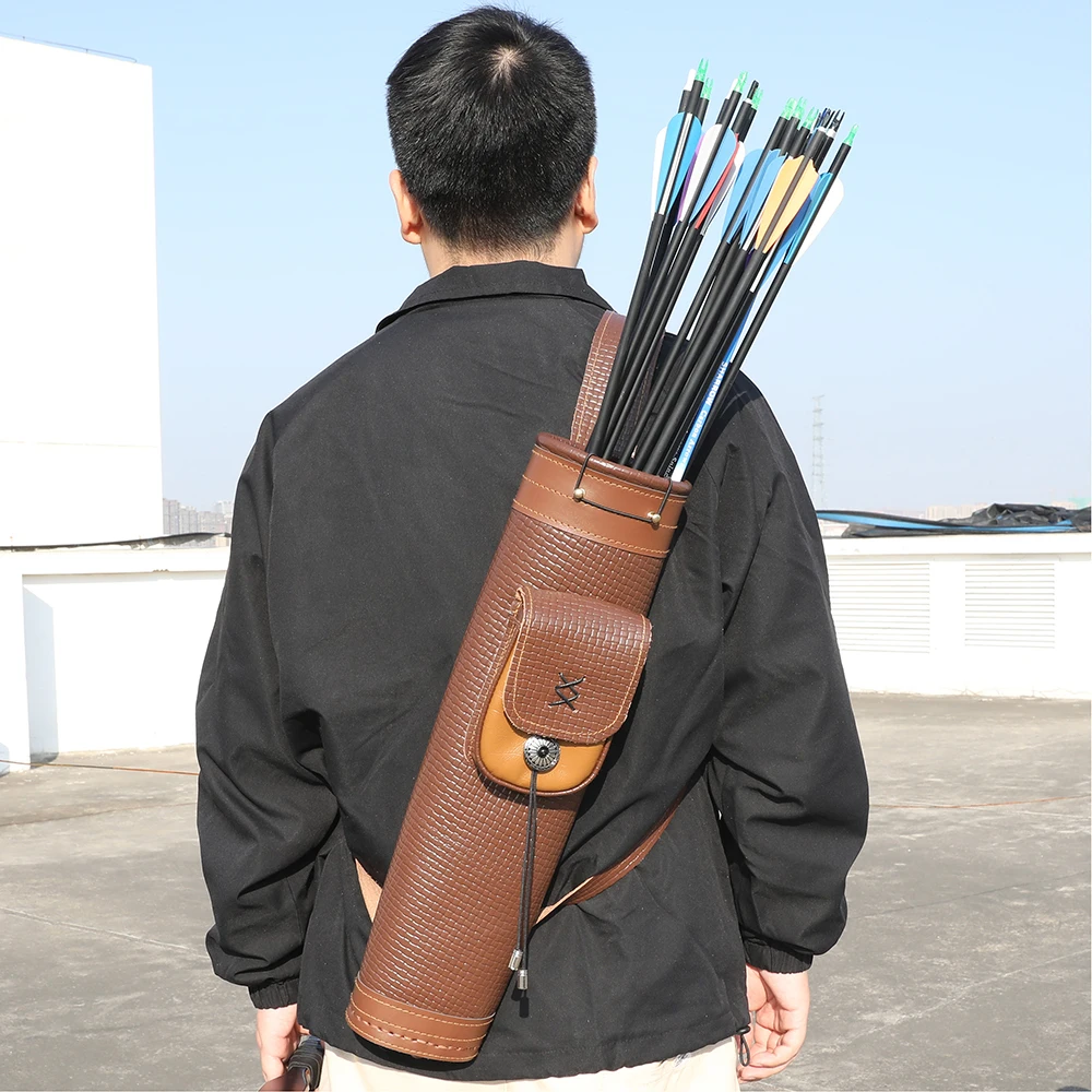 กระเป๋าใส่ลูกธนูหนังวัวแบบสะพา - Quiver Arrow Back บทวิจารณ์และราคา