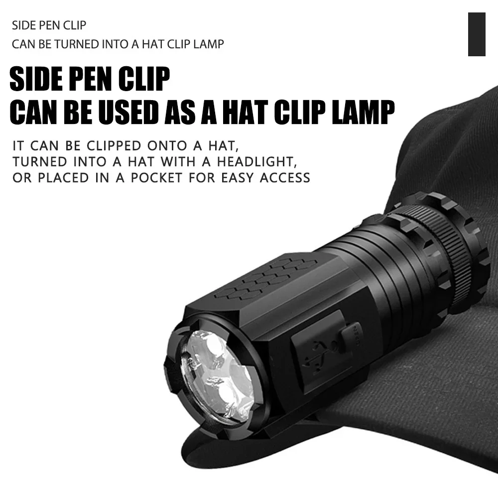 ไฟฉาย LED ขนาดเล็กอันทรงพลังซุ - Tactical Flashlight Rechargeable บทวิจารณ์และราคา