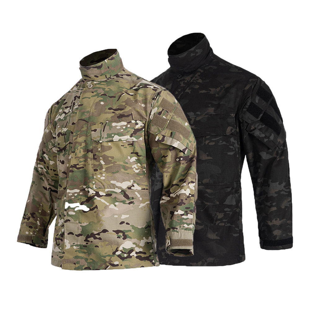เสื้อโค้ทกันลมแขนยาวลายพรางสำห - Outdoor Hunting Coat บทวิจารณ์และราคา