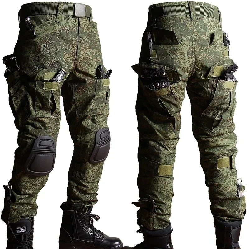 ชุดยุทธวิธีลายพราง RU ชุดกลางแ - Hunting Outdoor Pants บทวิจารณ์และราคา