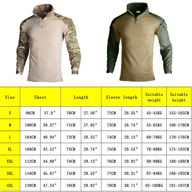 เสื้อเชิ้ตแขนยาวลายพรางคอซิปผ้ - Hunting Outdoor Apparel บทวิจารณ์และราคา